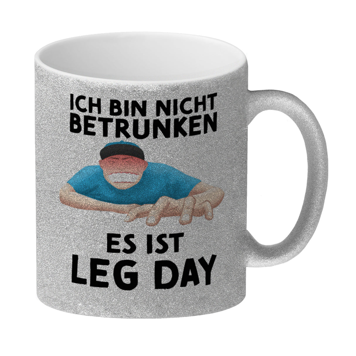 Ich bin nicht betrunken - Es ist Leg Day Fitness Kaffeebecher