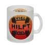 Viel hilft viel Fitness Kaffeebecher für Sportler