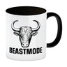 Beastmode Fitness Kaffeebecher mit Stier