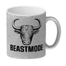 Beastmode Fitness Kaffeebecher mit Stier