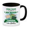 Beste Lehrerin der Welt Kaffeebecher