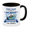 Beste Polizistin der Welt Kaffeebecher