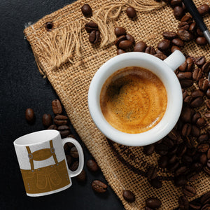 Lederhosen-Motiv Kaffeebecher