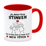 Ja, deine Fürze stinken, aber ich liebe dich trotzdem Kaffeebecher