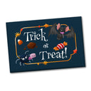 Süßes oder Saures Halloween Souvenir Magnet mit Spinne und Fledermaus