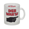 Der war’s Kaffeebecher mit beschuldigender Hand