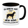 Ich arbeite hart für das Luxusleben meines Hundes Haustier Kaffeebecher