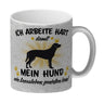 Ich arbeite hart für das Luxusleben meines Hundes Haustier Kaffeebecher