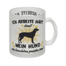 Ich arbeite hart für das Luxusleben meines Hundes Haustier Kaffeebecher