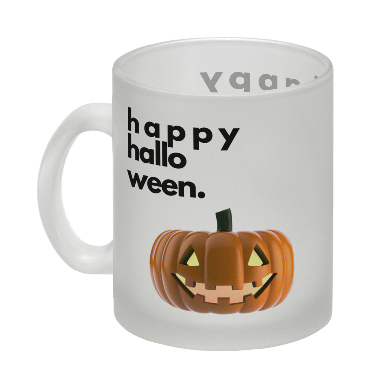 Happy Halloween Kürbis Kaffeebecher
