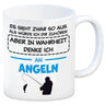 In Wahrheit denke ich an Alpakas Kaffeebecher