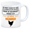 In Wahrheit denke ich an Alpakas Kaffeebecher