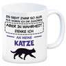 In Wahrheit denke ich an Alpakas Kaffeebecher