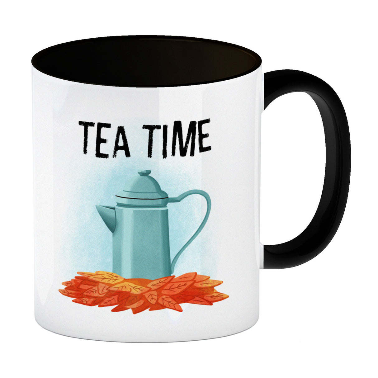 Tea Time Teekanne Kaffeebecher für den Herbst
