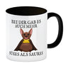 Bei dir gab es auch mehr Süßes als Saures Kaffeebecher mit dicker Fledermaus