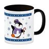 Tanzender Winter Pinguin Weihnachten Kaffeebecher