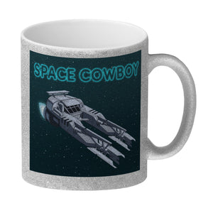 Space Cowboy Raumschiff Kaffeebecher