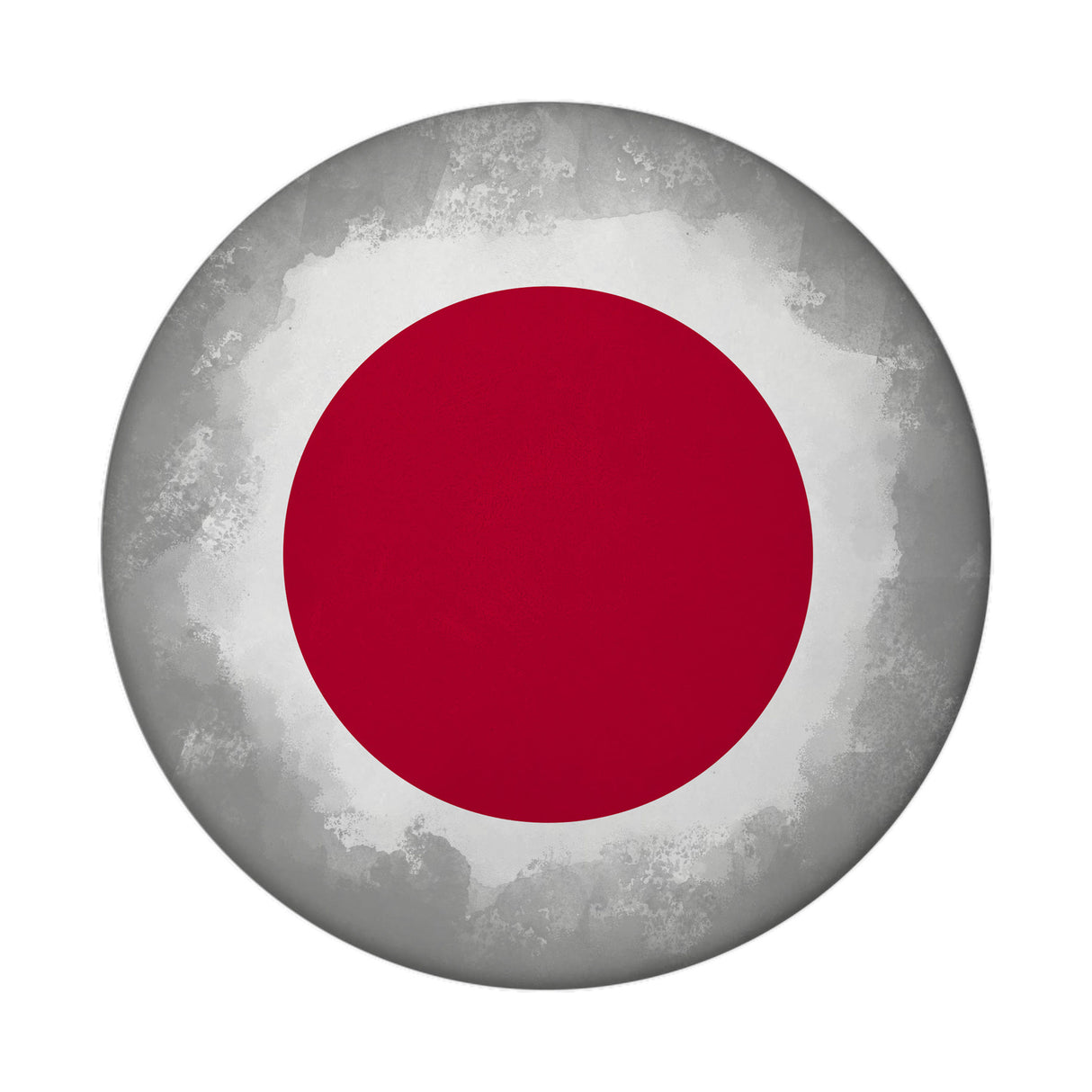 Japan Flagge Magnet rund