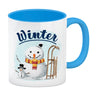 Winter Schneemann Kaffeebecher