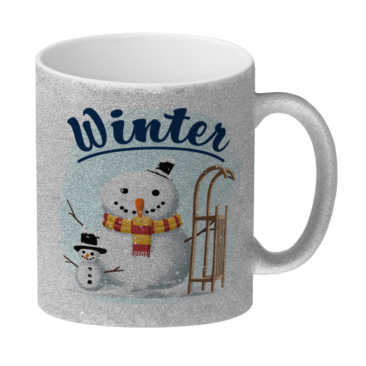 Winter Schneemann Kaffeebecher
