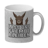 Lass uns Fremde bleiben mit Lama Kaffeebecher