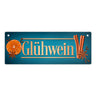 Glühwein Metallschild