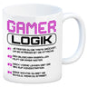 Gamer Logik Kaffeebecher