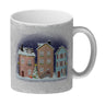 Winterlandschaft Kleinstadt Kaffeebecher