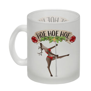 Hoe Hoe Hoe sexy Tänzerin Kaffeebecher zu Weihnachten