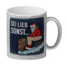 Sei lieb sonst… frecher Weihnachtsmann Kaffeebecher