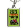 Echte Kerle fahren Traktor Schlüsselanhänger