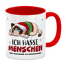 Ich hasse Menschen – ganz besonders an Weihnachten Kaffeebecher