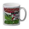 Weihnachten bringt mich zum grinchen Kaffeebecher