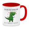 Ich liebe dich sooo sehr! T-Rex Dinosaurier Kaffeebecher