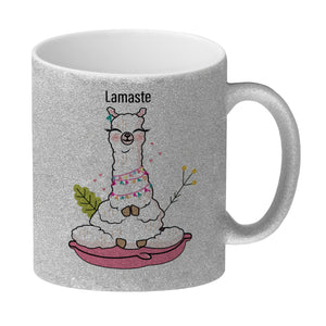 Lamaste Lama-Kaffeebecher mit Alpaka-Motiv