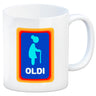 Oldi Discounter Kaffeebecher für Papa