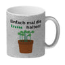 Einfach mal die Kresse halten Kaffeebecher