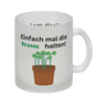 Einfach mal die Kresse halten Kaffeebecher