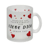 Scheiß auf Valentinstag ich liebe dich jeden Tag Kaffeebecher