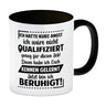 Unqualifizierte Kollegen Kaffeebecher