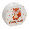 Fuchs Spardose mit Spruch Fox Bank