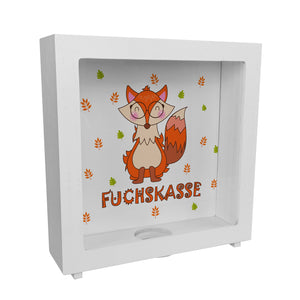 Fuchs Spardose mit Spruch Fox Bank