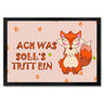 Fuchs Fußmatte in 35x50 cm mit Spruch Oh for fox sake come in