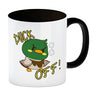 Enten Kaffeebecher mit Spruch DUCK OFF!