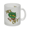 Enten Kaffeebecher mit Spruch DUCK OFF!