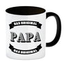 Papa Kaffeebecher mit Spruch Papa Das Original