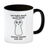 Spielfigur Spruch Kaffeebecher Ich habs doch auch nicht leicht mit mir