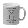 Spielfigur Spruch Kaffeebecher Ich habs doch auch nicht leicht mit mir