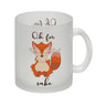 Fuchs Kaffeebecher mit Spruch Oh for Fox sake