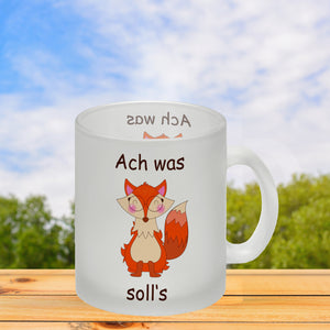 Fuchs Kaffeebecher mit Spruch Oh for Fox sake